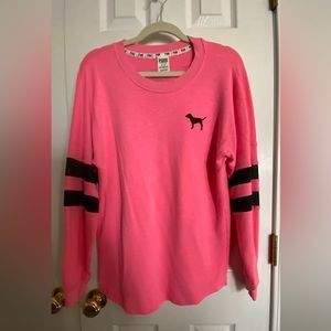 PINK logo sweater- Size M